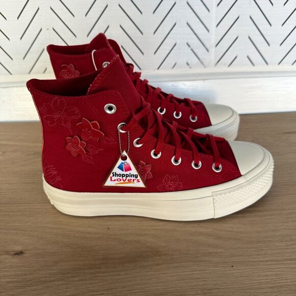 ⭐Converse Chuck Taylor All Star Lift 3D Floral 7.5 Womens Shoes Sneaker A12810C - Picture 7 of 13